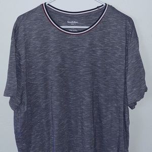 Goodfellow & Co Light Grey Marble Speckled Shirt with RW&B Collar XL